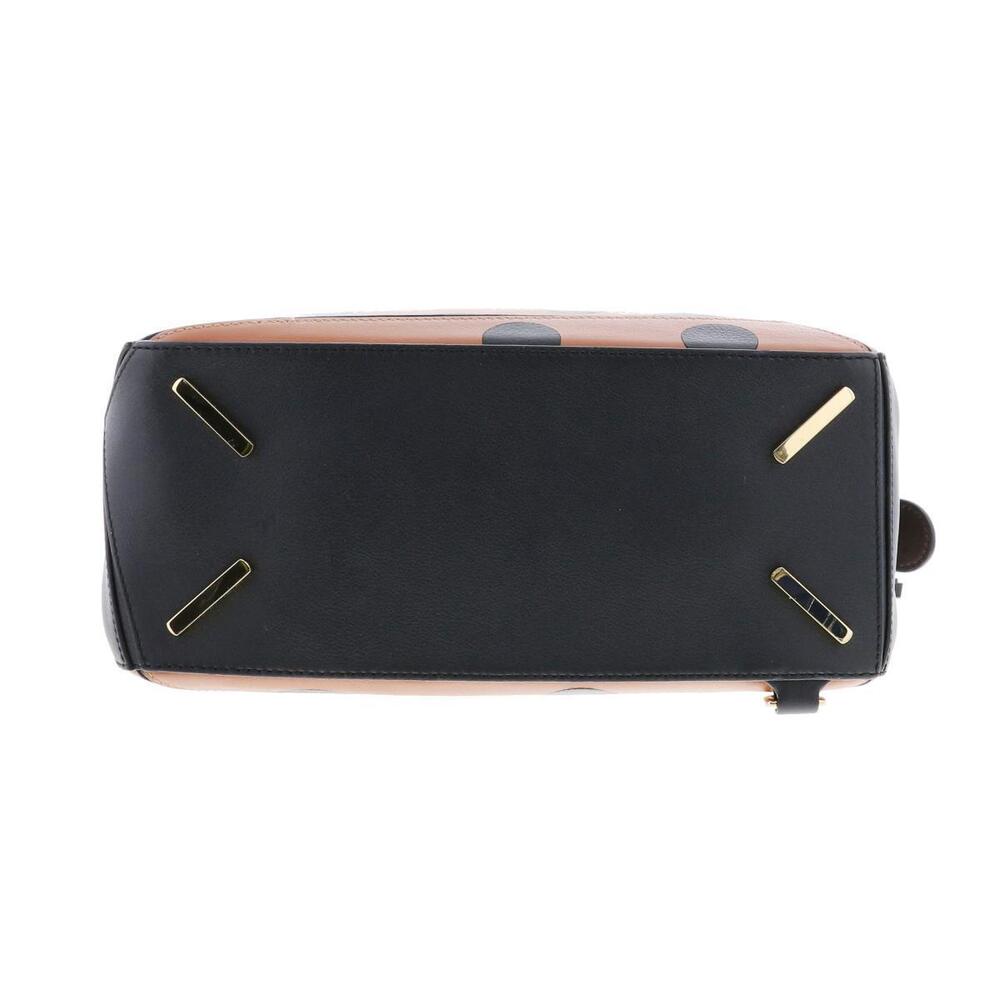 LOEWE Puzzle Circle Bag Shoulder Messenger Dot Brown Black - Picture 5 of 6